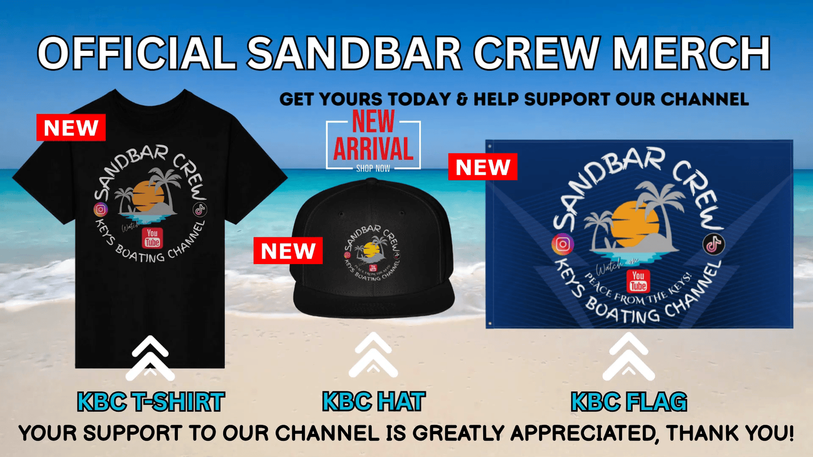 Sandbar Crew Merch Store